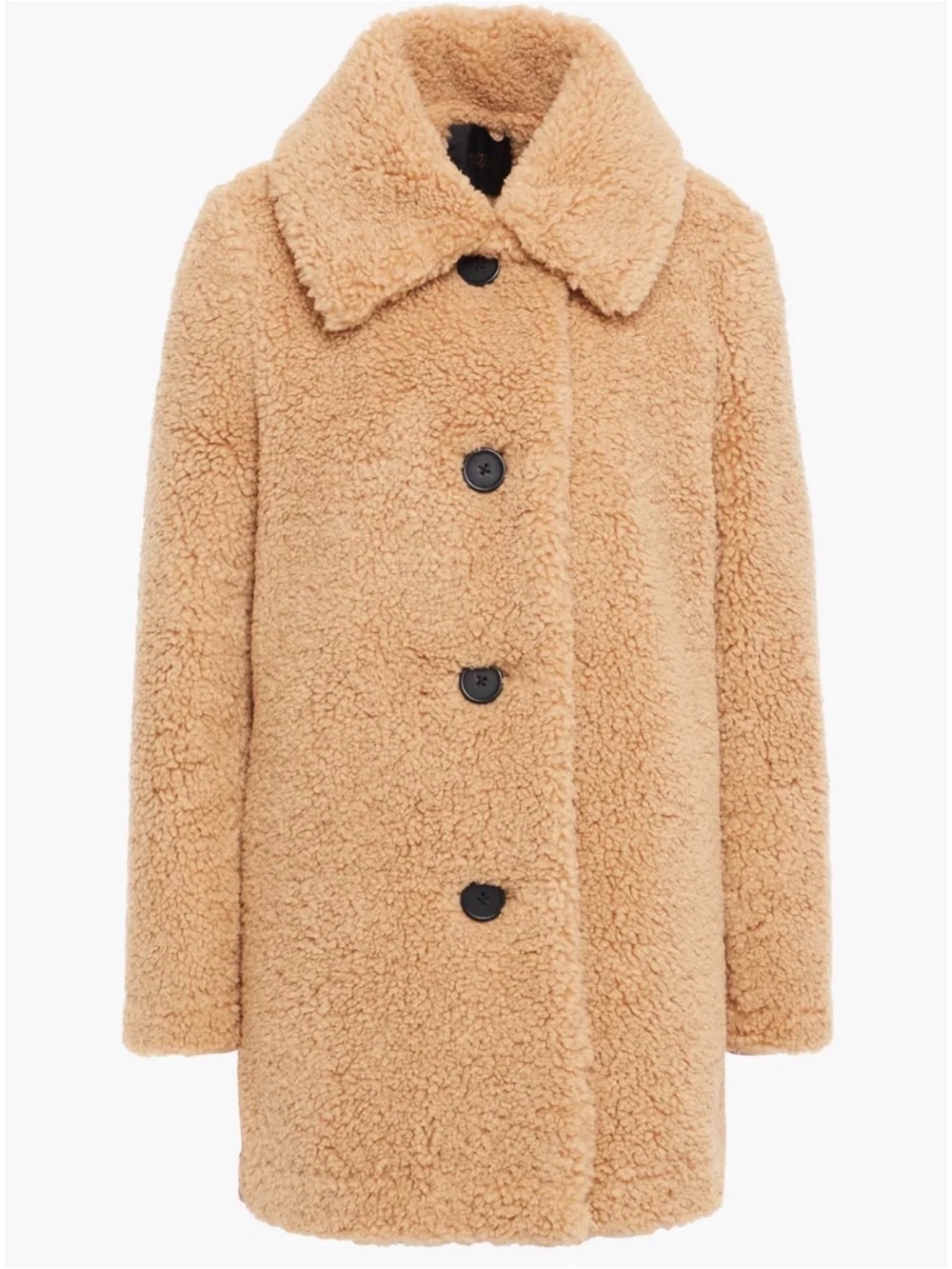 Maje Teddy Faux-Shearling Coat US4/FR36